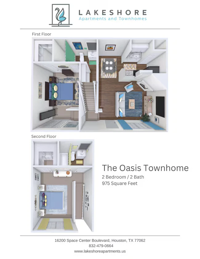The Oasis Townhome (B2) 2401 floor plan